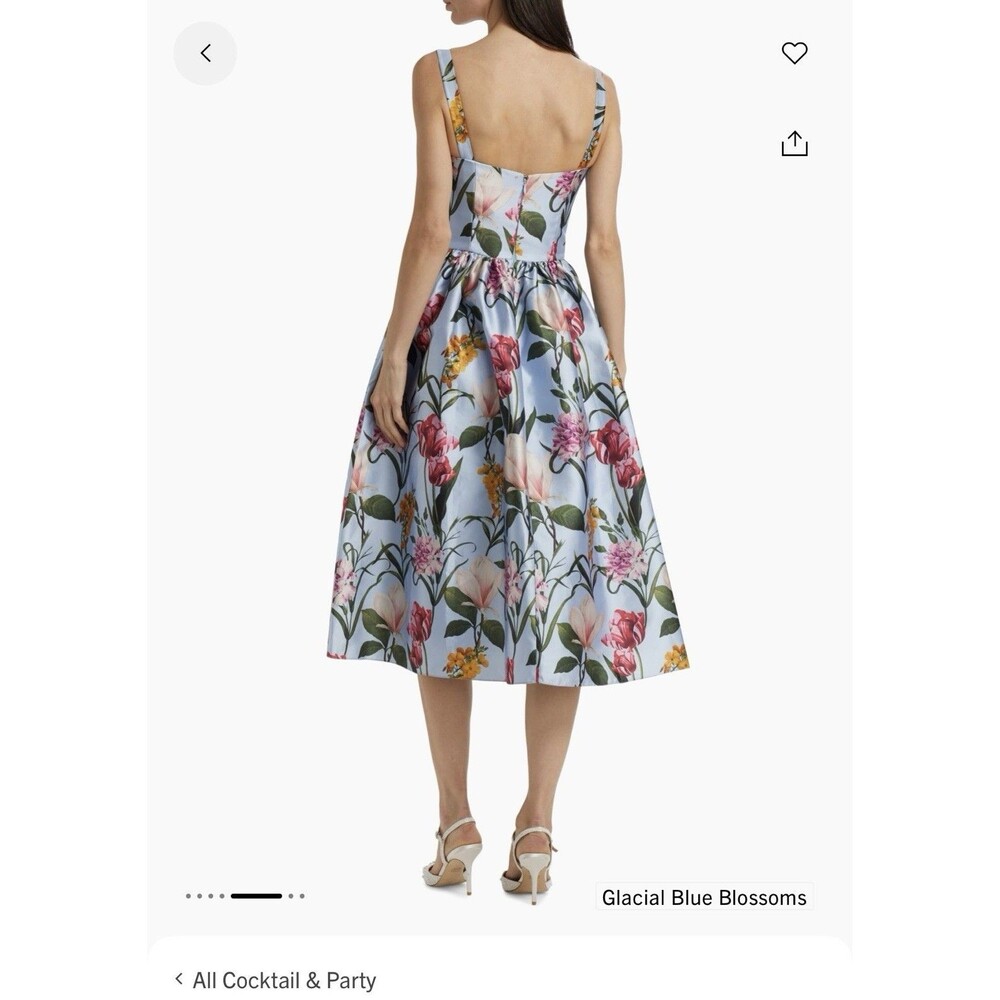 Sachin & Babi Women’s Olena Floral Midi Dress Size 2 - Picture 2 of 8